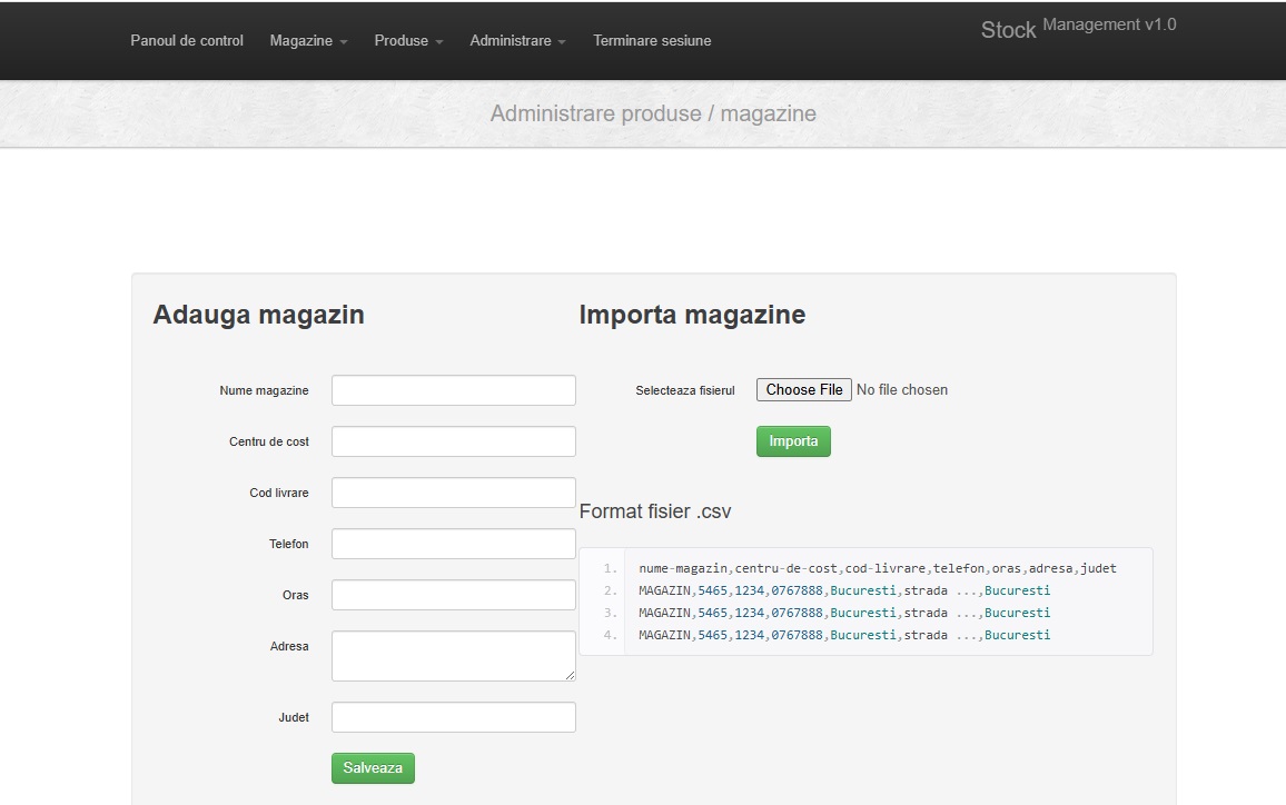 Test proiect dormitor